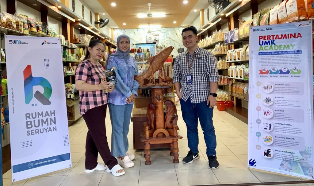 Pertamina Dorong UMKM Seruyan Lewat Bazaar Mini Jum’at Berkah melalui Rumah BUMN Seruyan