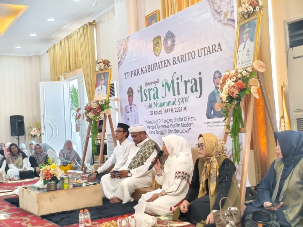 Peringatan Isra Mi’raj 1447 H, TP PKK Barito Utara Dorong Penguatan Peran Keluarga